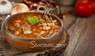 طاجن فاصوليا بيضاء باللحم