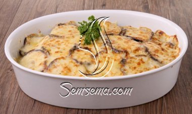 غراتان باذنجان بالجبن