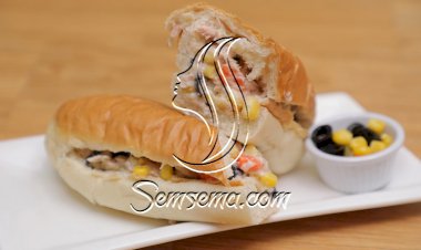 ساندويش التونا بالفيديو