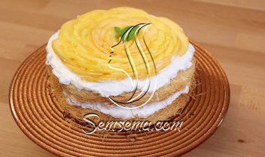 كنافة بالمانجو بالفيديو