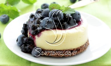 تشيز كيك البلوبري بدون فرن