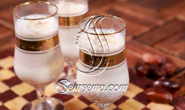 عصير الحليب والتمر بالفيديو