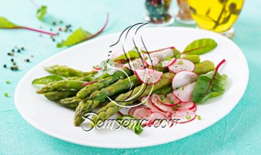 سلطة الفجل والهليون