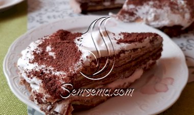 حلى طبقات بالنوتيلا والكريمة