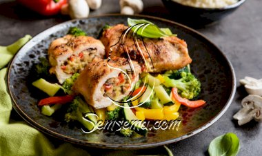 صدور دجاج محشية