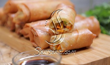 سبرينج رول الخضار بالفيديو