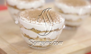 حلى كاسات التيراميسو بالفيديو