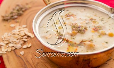 شوربة الشوفان بالذرة والحليب