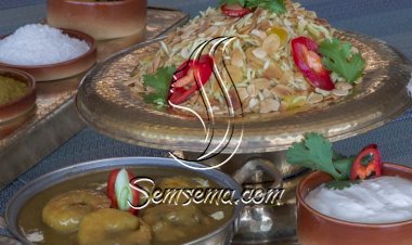 أرز بالروبيان على الطريقة الآسيوية