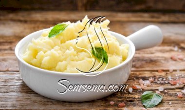 بطاطس مهروسة بالكريمة والثوم للسحور