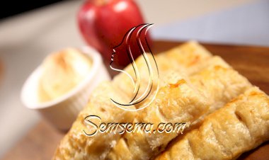 فطائر التفاح بالقرفة والزبيب بالفيديو