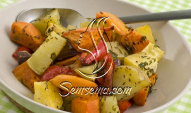 خضار مشوية متبلة للرجيم