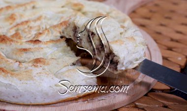 برك باللحم المفروم على الطريقة التركية بالفيديو