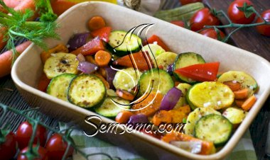 صينية خضار بالفرن للرجيم