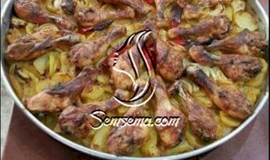 صينية البطاطس مع الدجاج