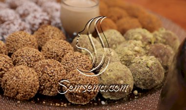 كرات التمر بعدة تغليفات بالفيديو