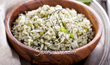 أرز بالأعشاب