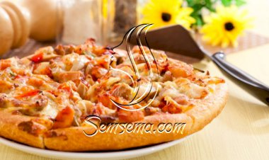 بيتزا دجاج باربيكيو