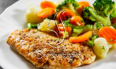 دجاج فيليه مشوي مع الخضار للرجيم