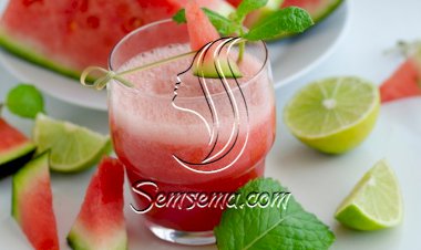 عصير بطيخ بالنعناع