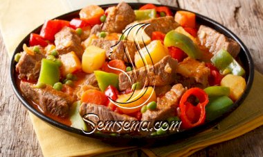 ايدام اللحم بالخضار للرجيم