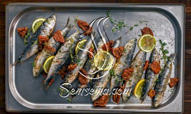 صينية سردين بالفرن