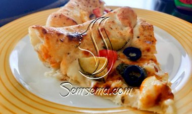 بيتزا بالخضار المشوية للرجيم