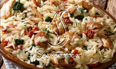 سلطة الدجاج بالأورزو للرجيم