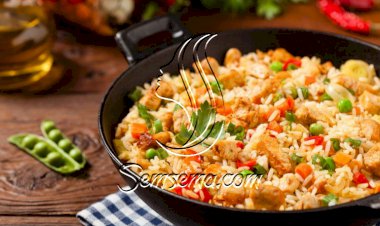 ارز بالدجاج والخضار