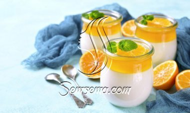 أكواب مهلبية بالبرتقال