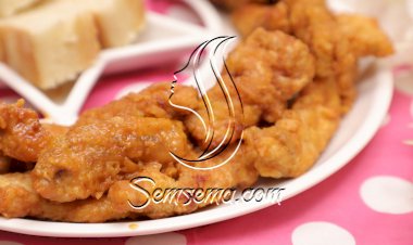 دجاج بافلو على طريقة المطاعم بالفيديو