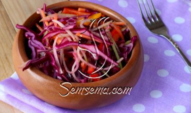 سلطة الملفوف الأحمر