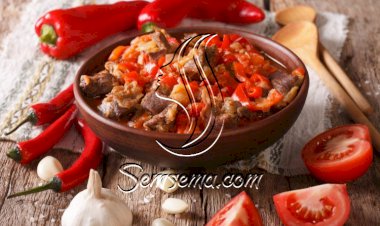 ايدام اللحم الحار بالطماطم