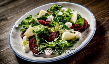 سلطة الشمندر والتفاح للرجيم