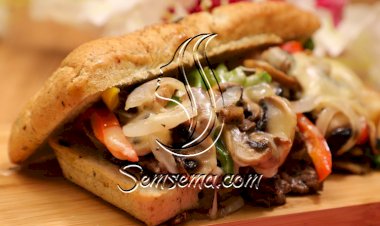 ساندويش ستيك فيليه اللحم بالفيديو