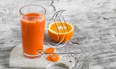 عصير الجزر والبرتقال للتخسيس