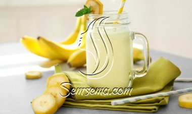 ميلك شيك موز صحي