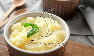 بطاطس مهروسة بالحليب