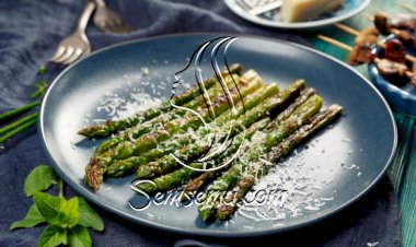 هليون مشوي مع جبن البارميزان للرجيم