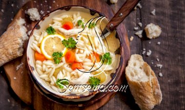 شوربة الدجاج بالخضار للرجيم