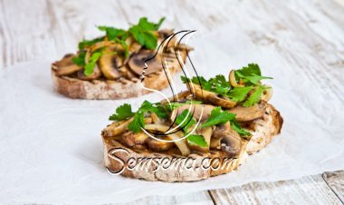 بروشكيتا الفطر