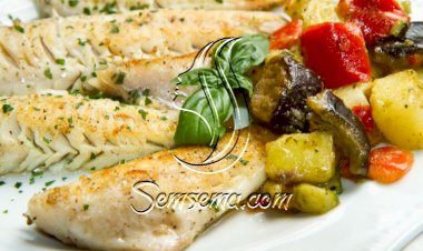 سمك مشوي بالأعشاب للرجيم