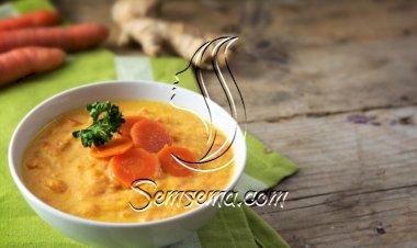 شوربة الجزر بالزنجبيل