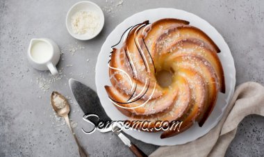 كيك الزبادي بجوز الهند