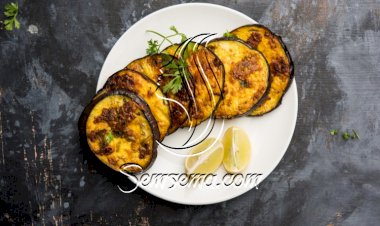 باذنجان مشوي بالأعشاب للرجيم