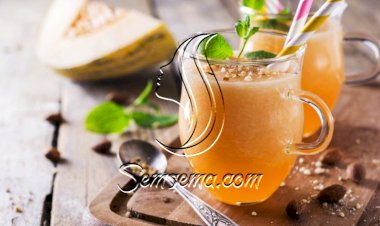 سموذي الشمام باللوز