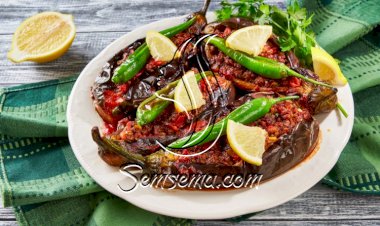 باذنجان محشو باللحم بالفرن من المطبخ التركي