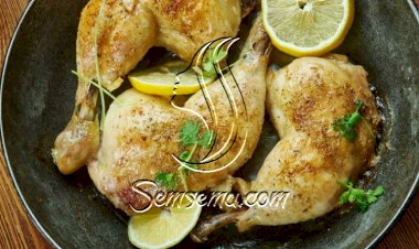 دجاج بالفرن بالليمون والسماق
