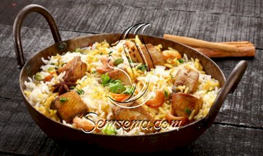 أرز برياني بسمك فيليه