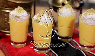 كاسترد بالزعفران بالفيديو